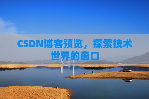CSDN博客预览，探索技术世界的窗口